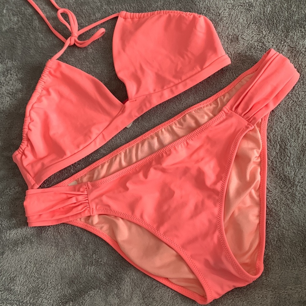 Victoria secret light Orange bikini set